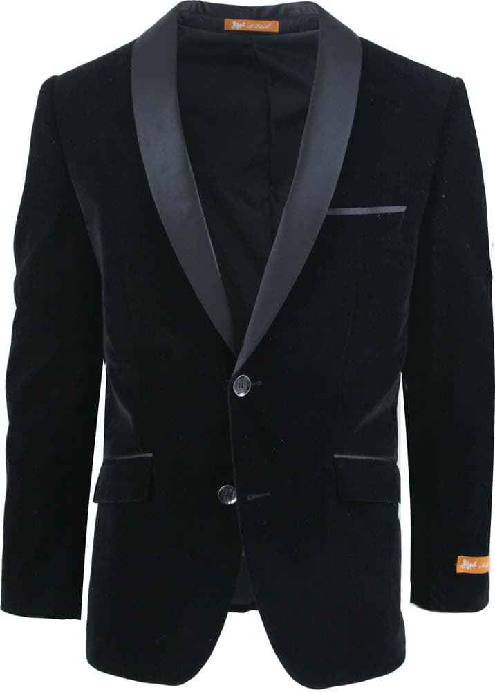 St. Patrick Tuxedo Velvet Jackets in Black