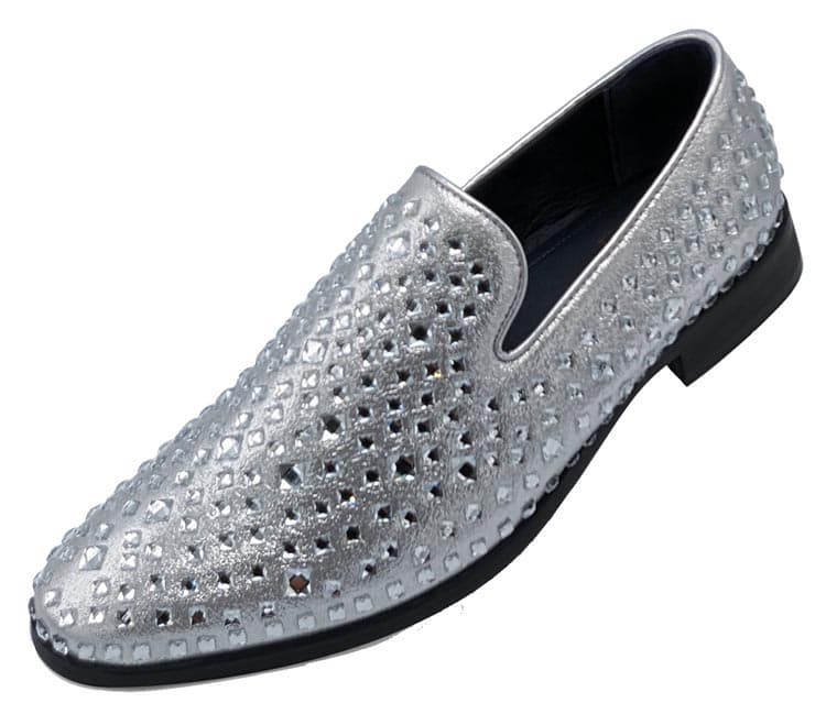 Sparko 66 Crystal Loafer in Silver