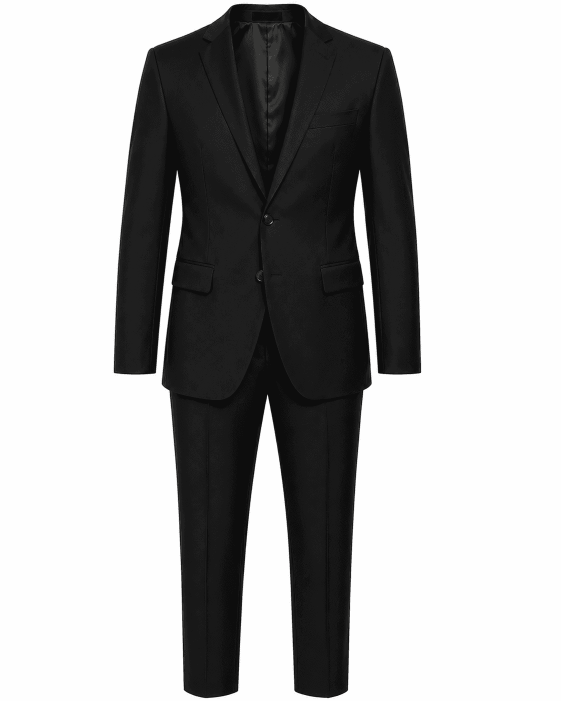 Felipe 2PC Suit Big & Tall in Black