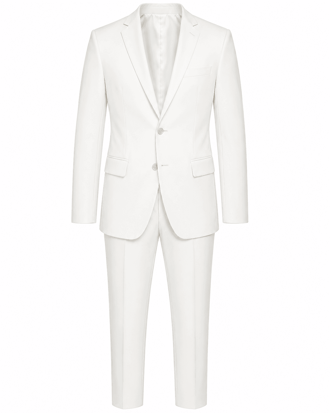 Felipe 2PC Modern Fit Suits in White
