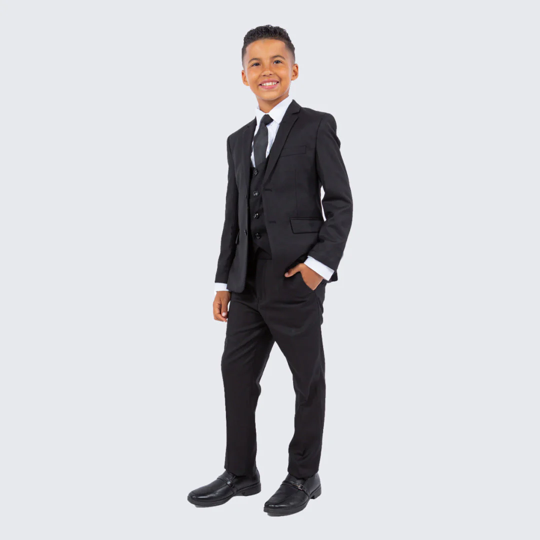 Perry Ellis Boys Suit in Black
