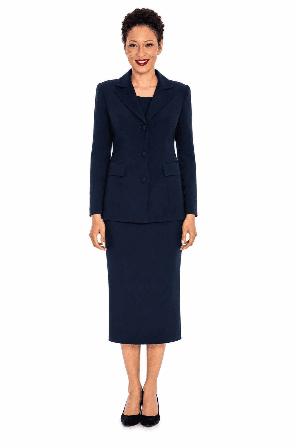 Woman's Dresses 2PC S0655 in Navy