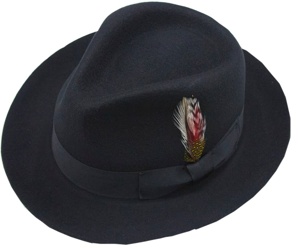 St-Patrick Wool Fedoras in Black